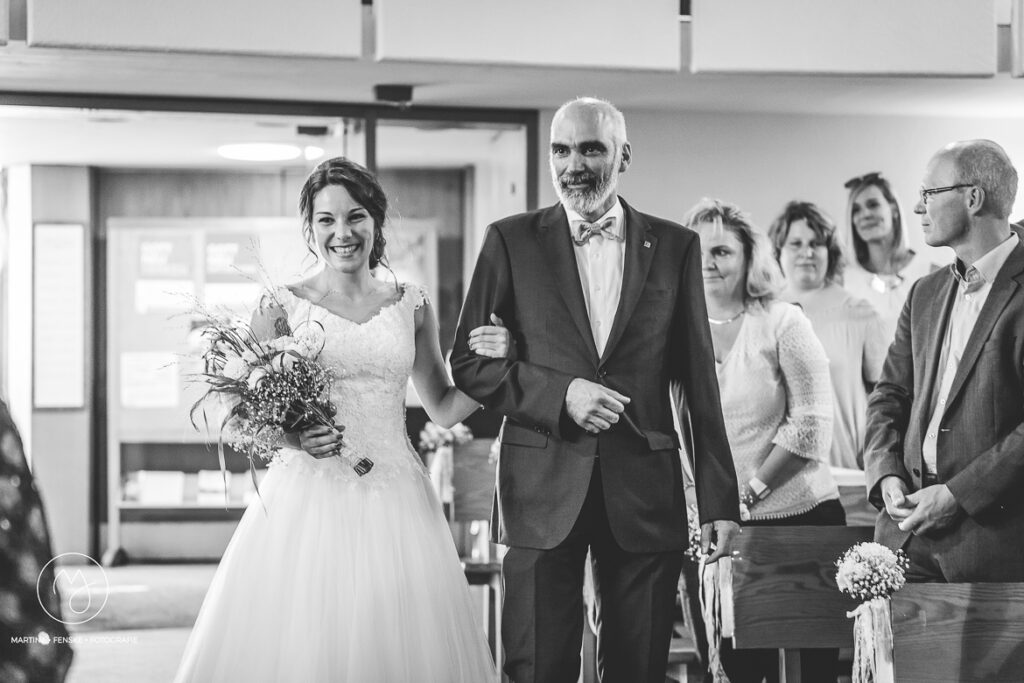 Hochzeit, Brautpaar, Kirche, Trauung