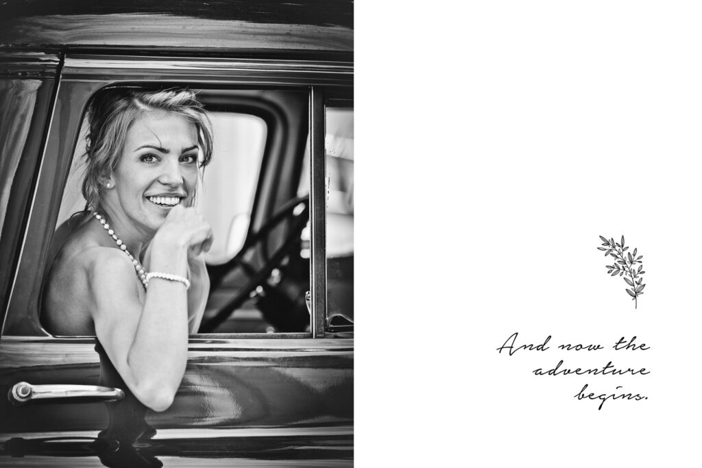 Braut Portrait im Oldtimer. Hochzeitsfotograf Freiburg