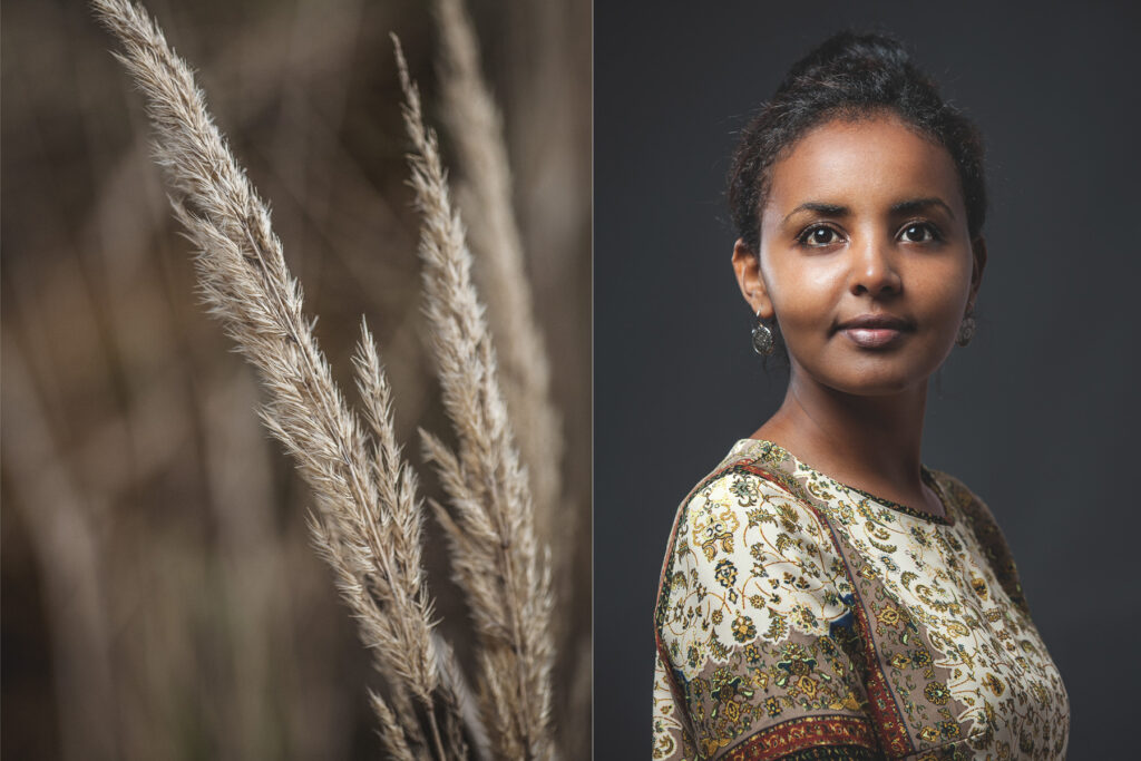 Portrait junge Frau in traditioneller Tracht. Portraitfotograf Freiburg Fotostudio