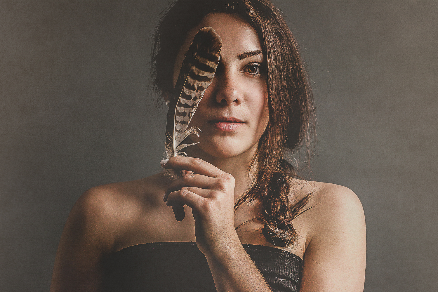 Portrait, Frau, Freiburg, Fotostudio